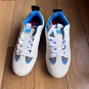 NWOB Vans Skate Mixxa Retro Low-top Puffy Sneakers Athletic White Men’s Size 12